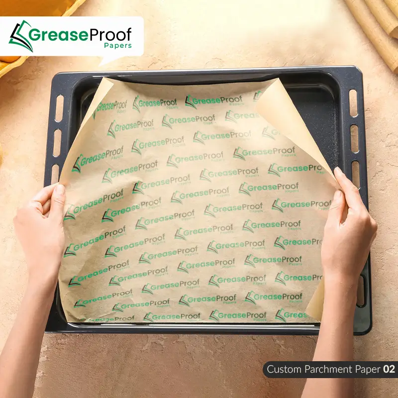 Greased parchment paper best sale