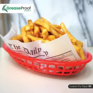 coated greaseproof paper Fry paper