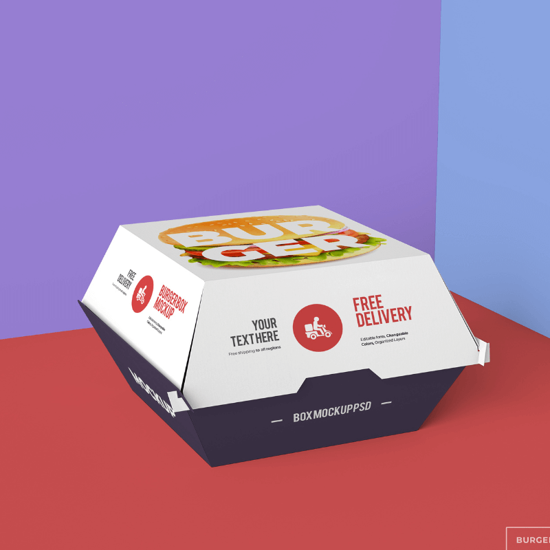 Custom Burger Boxes