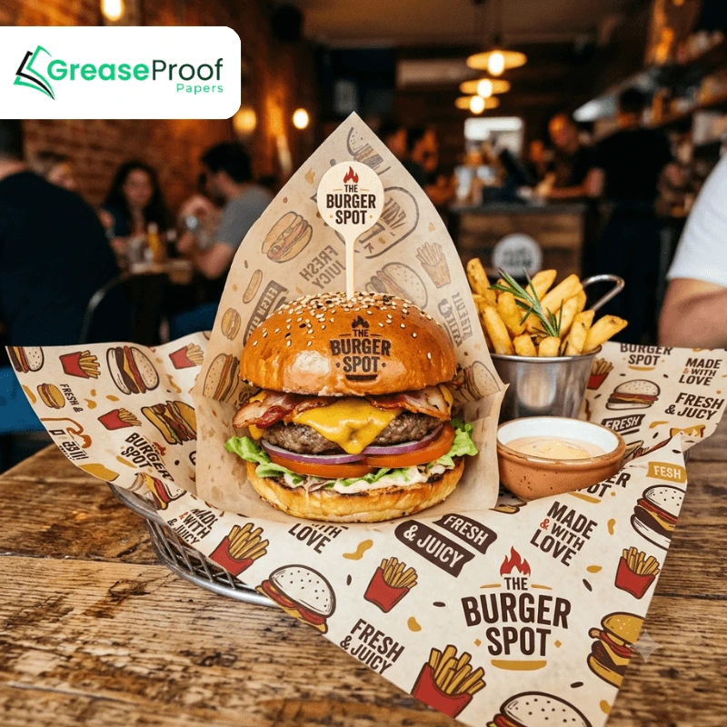 Custom Burger Paper